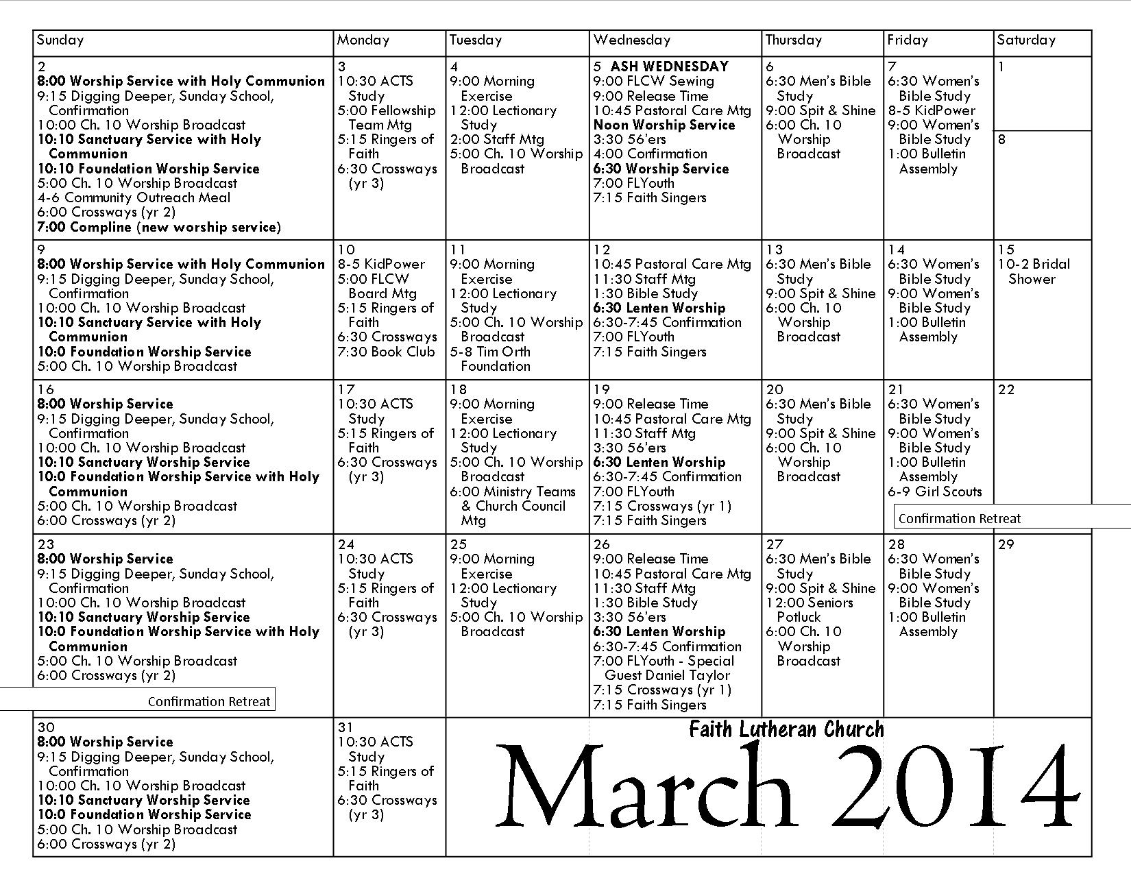 calendar-faith-lutheran-church