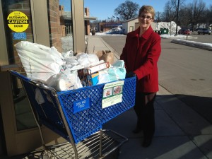 151pounds of donated food from Faith Lutheran was dropped off at the McLeod County food shelf this morning!