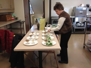 The Seder meal was prepared for the women.