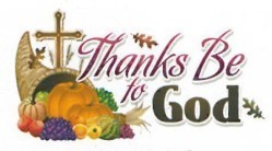 Thanks be to God cornucopia